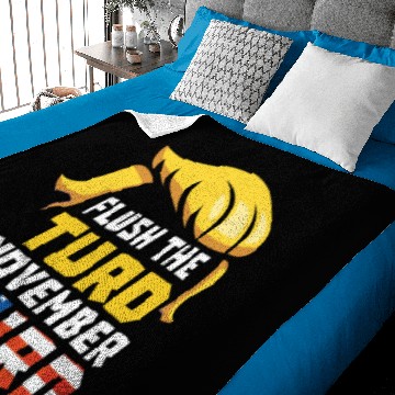 Discover Flush The Turd November Third Anti Trump Vote 2020 Baby Blankets