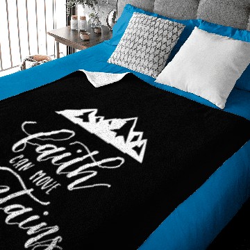 Discover FAITH CAN MOVE MOUNTAINS Baby Blankets