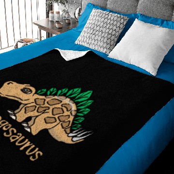 Discover Baby Stegosaurus Dinosaur Baby Blankets