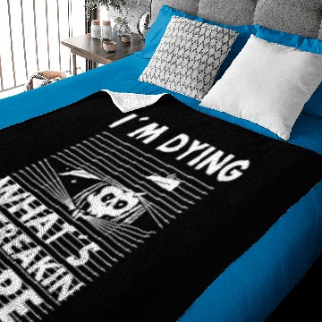 Discover Funny Game Crazy Grim Reaper Baby Blankets