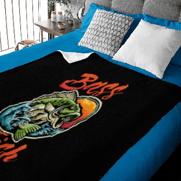 Discover Bass Fish Gift Baby Blankets