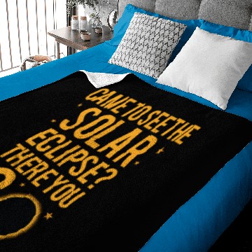 Discover Solar Eclipse There You Go Baby Blankets