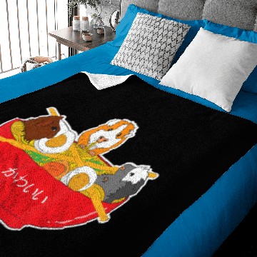 Discover Guinea Pig Cavy Ramen Baby Blankets