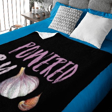 Discover Garlic Quote Funny Baby Blankets
