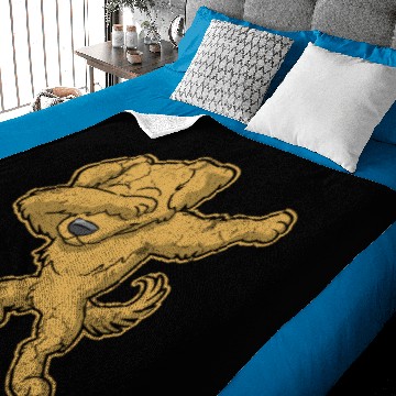 Discover Dabbing Golden Retriever Dog Dab Baby Blankets Baby Blankets