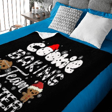 Discover Cookie Baking Team Tester Gingerbread Christmas Baby Blankets
