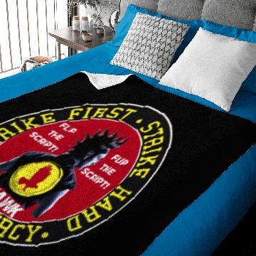 Discover FLIP THE SCRIPT COBRA KAI - HAWK Baby Blankets