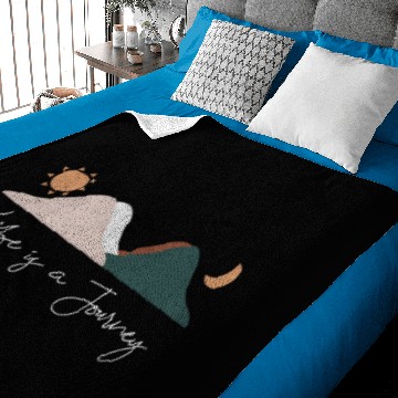 Discover Life is a Journey, Not a Destination Religious Baby Blankets