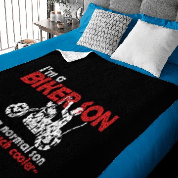 Discover Father son, motorcycle biker son Baby Blankets