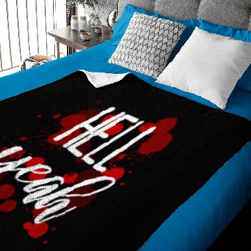 Discover hell yeah Baby Blankets