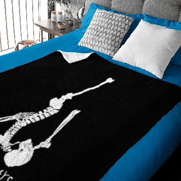 Discover I hate Mondays - Funny Skeleton does Yoga Baby Blankets