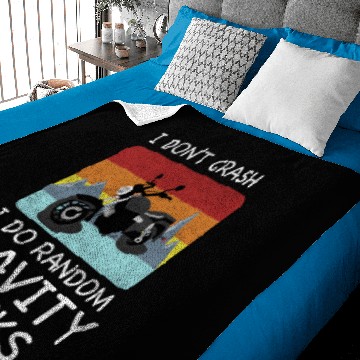 Discover i don t crash i do random gravity checks Baby Blankets