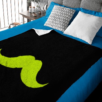 Discover Movember mustache Baby Blankets