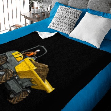 Discover Front dump truck Baby Blankets