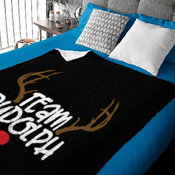 Discover Team Rudolph Baby Blankets