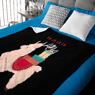 Discover Fa La La La Llama Baby Blankets