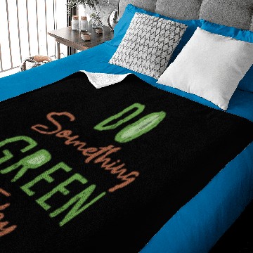 Discover Do Something Green Today Baby Blankets