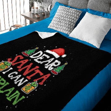 Discover Dear Santa I Can Explain Motive for a Cool Santa Baby Blankets