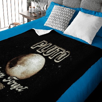Discover Astronomy Pluto Never Forget 1930-2006 Baby Blankets