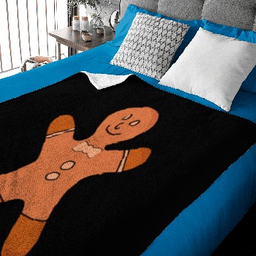 Discover Christmas Gingerbread Men Cookie Baby Blankets