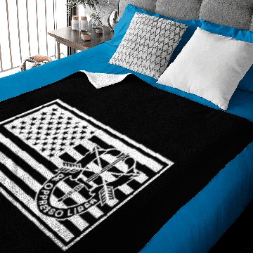 Discover Special Forces insignia flag Baby Blankets