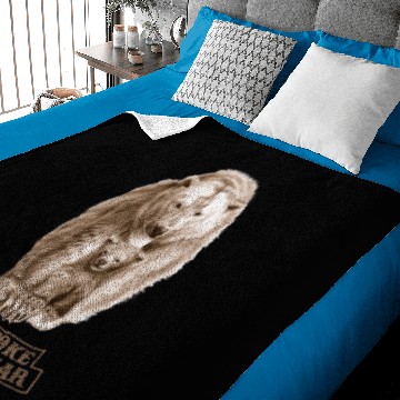 Discover Don't Poke Momma Bear Baby Blankets