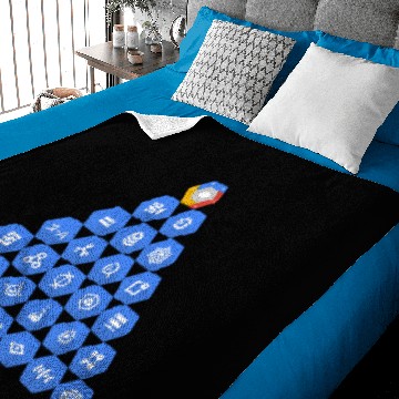 Discover Cloud Computing - Google Cloud Elements Pyramid Baby Blankets