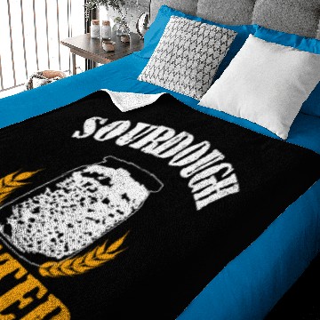 Discover Baking Baker Sourdough Bread Master Baby Blankets