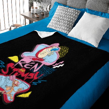 Discover Ren And Stimpy Nineties Baby Blankets