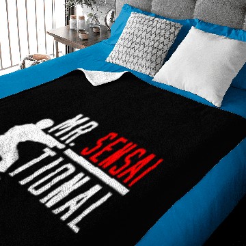 Discover Karate Kung Fu Sensai Baby Blankets