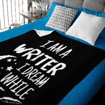 Discover I´m A Writer I Dream While Awake Motive for a Baby Blankets