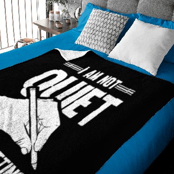 Discover I Am Not Quiet Just Plotting Motive for a Writer Baby Blankets
