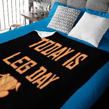 Discover Today Is Leg Day Baby Blankets