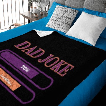 Discover Dad Joke Loading Baby Blankets