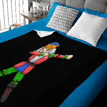 Discover Nutcracker Ballet Dancer Dabbing Ballerina Dab Baby Blankets