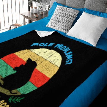 Discover Mole Cute Moles Garden Baby Blankets