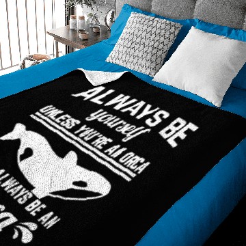 Discover killer whale Baby Blankets