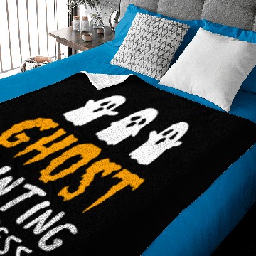 Discover Ghost hunting in progress paranormal Baby Blankets