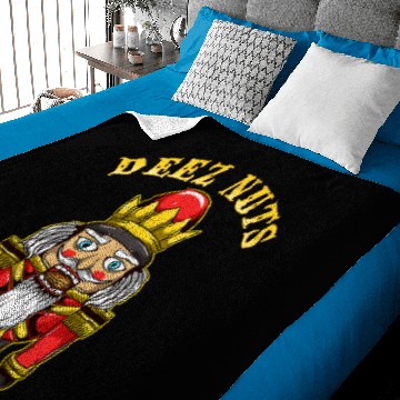 Discover Inappropriate Christmas NUTCRACKER Baby Blankets DEEZ NUTS