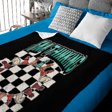 Discover Chess Checkmate Funny Board Game Gift Baby Blankets