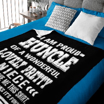 Discover Funny huncle Baby Blankets