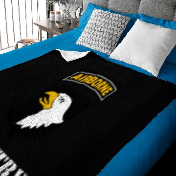 Discover 101St Airborne Division Patch White Infantry Baby Blankets