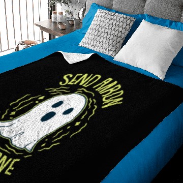 Discover Send Aaron In Alone For Ghost Hunting Baby Blankets
