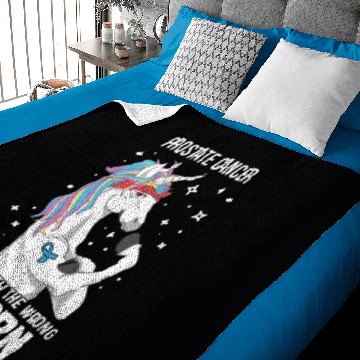 Discover Wrong Unicorn- Prostate Cancer Awareness Baby Blankets