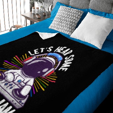 Discover Lets Hear Some Space Jam Baby Blankets