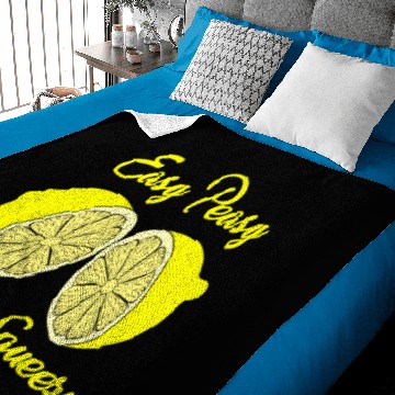 Discover Easy Peasy Lemon Squeezy Lemons Baby Blankets