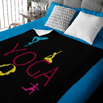 Discover Yoga training exercises Namaste Baby Blankets