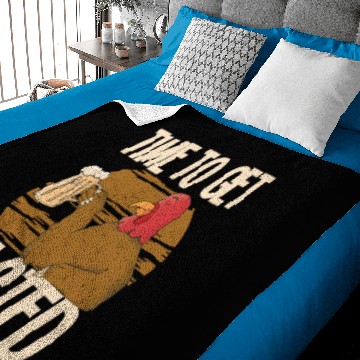 Discover Time To Get Basted Thanksgiving Turkey Beer Baby Blankets