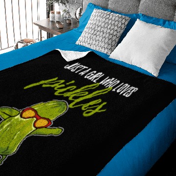 Discover Pickles Pickle Lover Vegan Baby Blankets