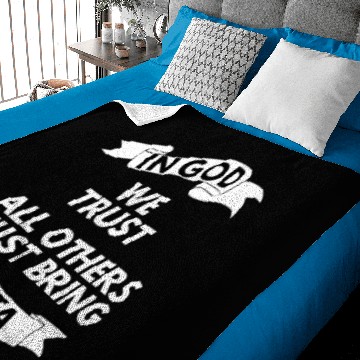 Discover In God we trust Programmer Coder Developer Gift Baby Blankets